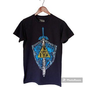 The Legend of Zelda Blue S/S T-Shirt Men's Size B Graphic Tee 2017